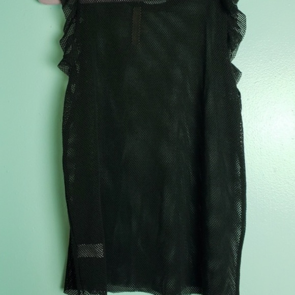 Anthropologie Lavender Field See Through Mesh Top - Picture 2 of 4